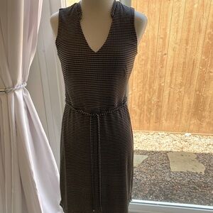 Ann Taylor Black and White Print Dress Size SP